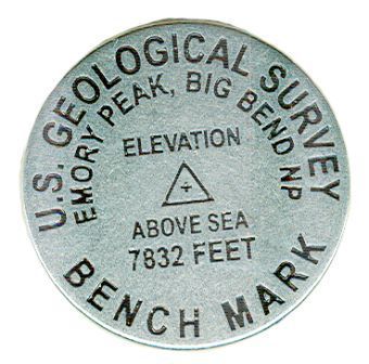 Emory Peak Bench Mark Token Magnet